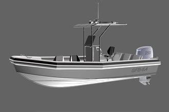 Speed boat 5,4 meters HDPE