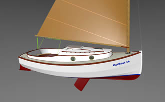 Catboat-16 plans